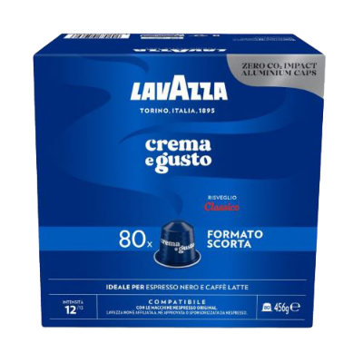 Capsule Lavazza Crema e Gusto Classico Compatibili Nespresso® – 80, 240 o 480 Capsule