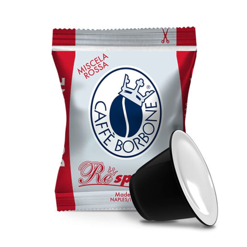 100 Capsule Caffè Borbone Miscela ROSSA Compatibili Nespresso®