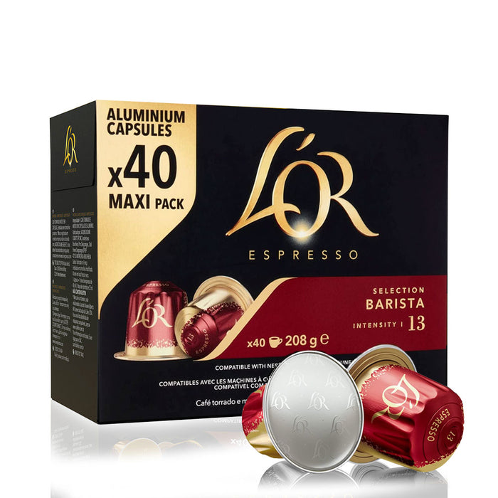 200 Capsule L’OR Barista Intensità 13 Compatibili Nespresso®