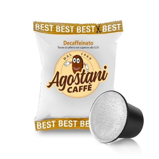 Capsule Caffè Agostani Best Decaffeinato Intensità 4 – Compatibili Nespresso (100, 300, 500)