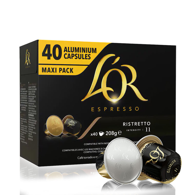 200 Capsule L’OR Ristretto Intensità 11 Compatibili Nespresso®