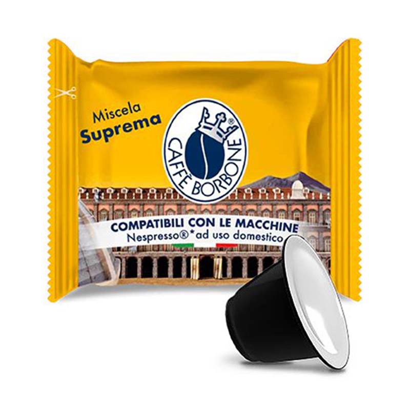 100 Capsule Caffè Borbone Miscela SUPREMA Compatibili Nespresso®