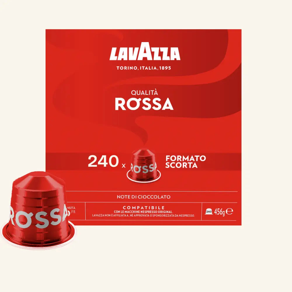 Kit Lavazza Rossa 240 Capsule Compatibili Nespresso® – Espresso & Ristretto